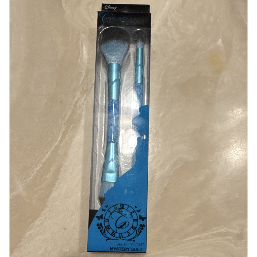 SOHO Beauty Disney Cinderella Midnight Mystery Double-Ended Brush Set, Blue